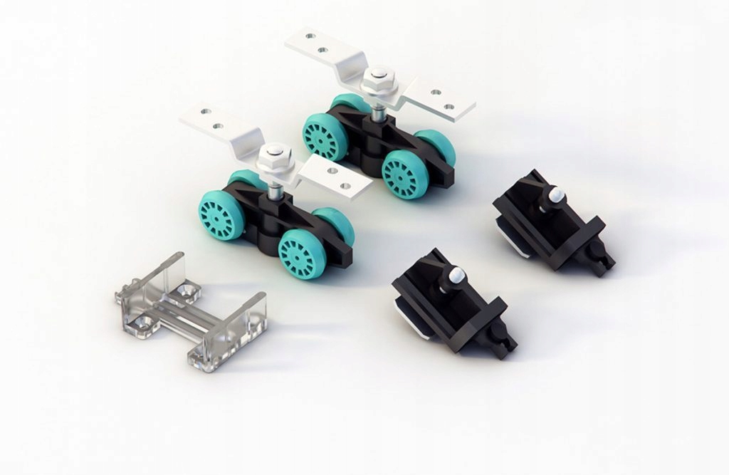 S60 System bez prowadnicy na dodatkowe drzwi Kod producenta Bez prowadnicy