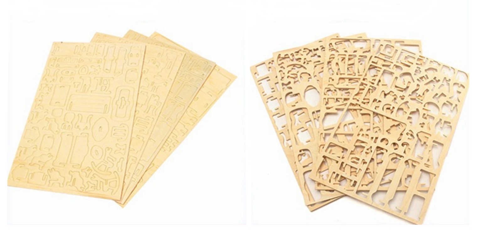 PUZZLE DREWNIANE 3D WODNY MŁYN Kolekcja 3D