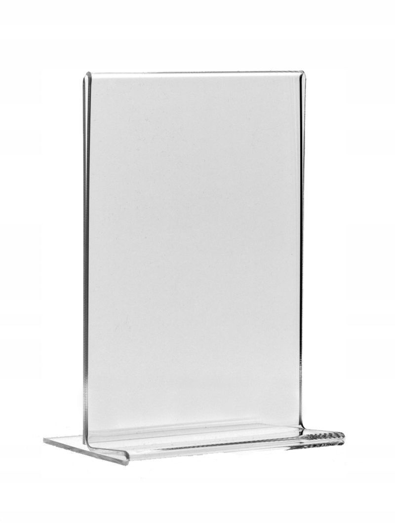 

Stojak Na Menu Dwustronny A6 Pion Pionowy z Plexi