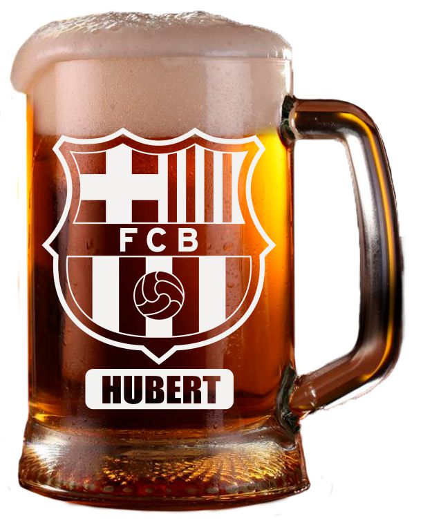 Kufel Do Piwa Kibica Fc Barcelona Grawer Imię