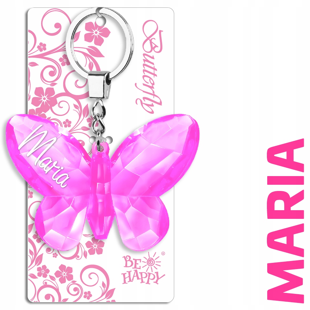 

Brelok Motyl Prezent Upominek Maria