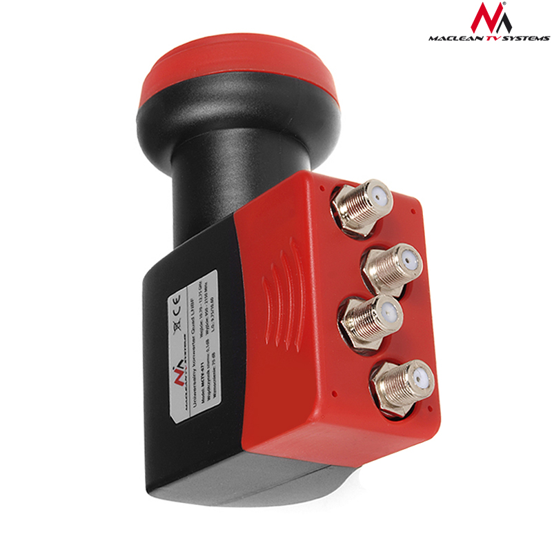 KONWERTER SAT QUAD 4K CYFROWY POLSAT CANAL+ KABEL Marka Maclean