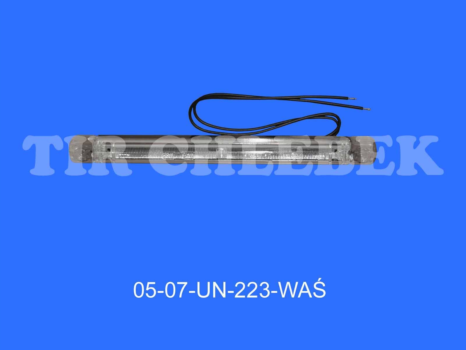 OBRYSÓWKA LAMPA OBRYSOWA LED WĄSKA TYŁ CZERWONA Numer katalogowy części W38/184