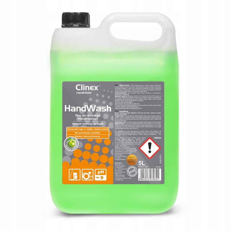 

Clinex HandWash 5L płyn do mycia naczyń wydajny