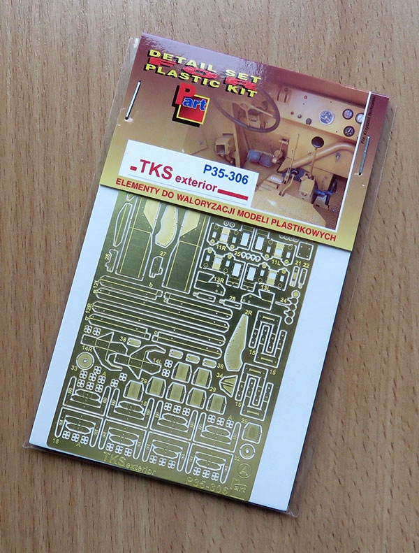 Part P35-306 1/35 Tks Tankette vnější komponenty (všechny modely Ibg)