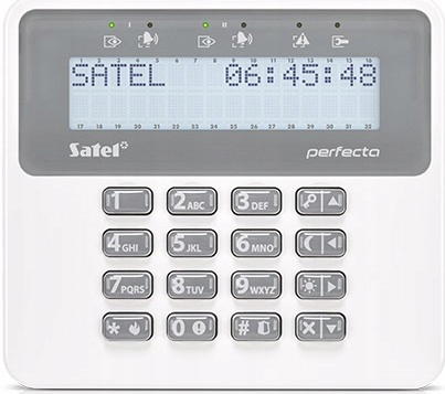 Satel kompletny alarm Perfecta 4 czujki GSM SMS (01783) Typ alarmu przewodowy