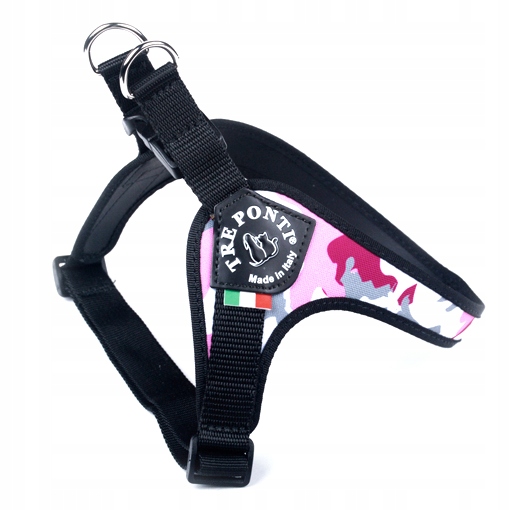 

Szelki małe psy 43-58cm Tre Ponti różowe Moro 2,5