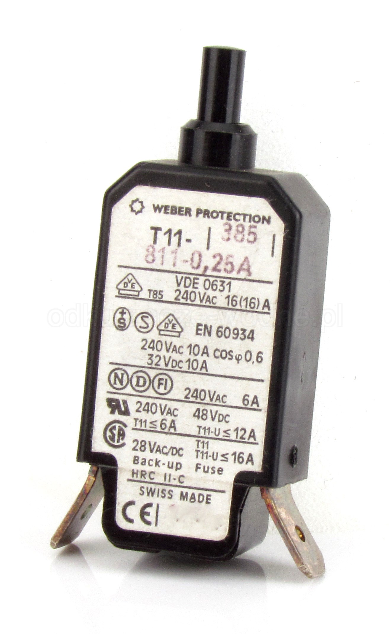 Rainbow bezpiecznik szczotki R-5613 1,25 AMP Model Rainbow