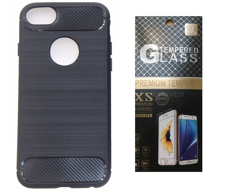 

Karbon Carbon Case iPhone 7Plus 7+ (5.5'') + Szkło