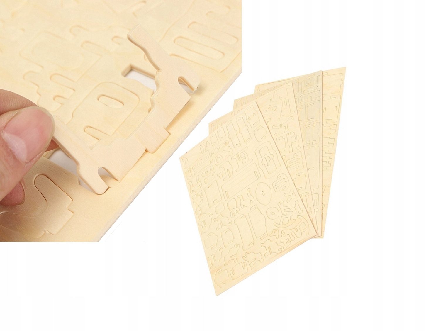 PUZZLE MEBELKI DREWNIANE 3D POKÓJ DZIECIĘCY P010 Kod producenta P010