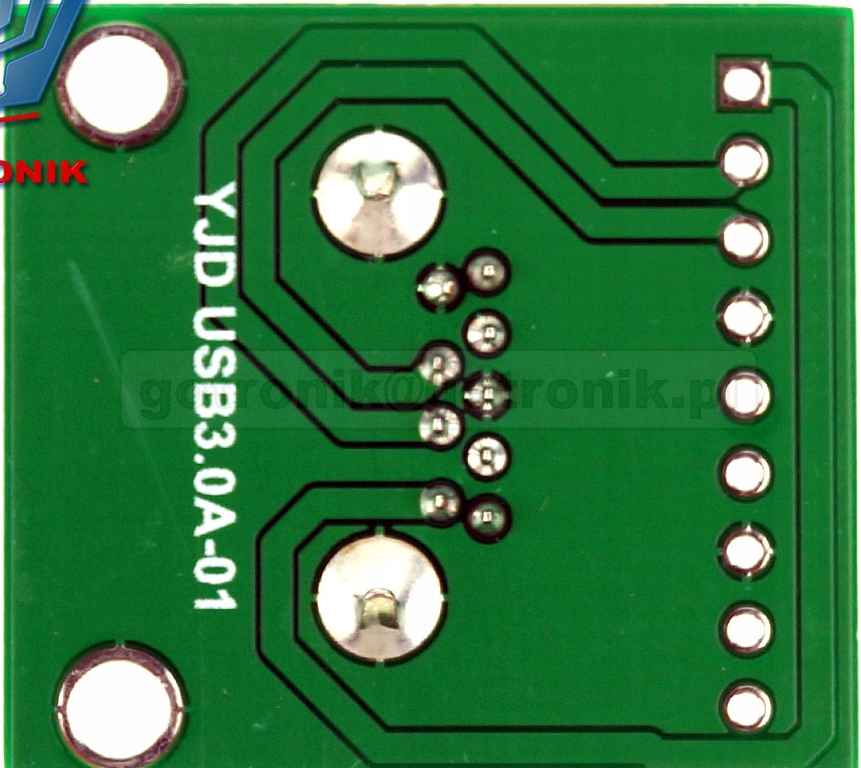 Gniazdo USB 3.0 do płytki prototypowej_____PCB-103 Kod producenta PCB-103