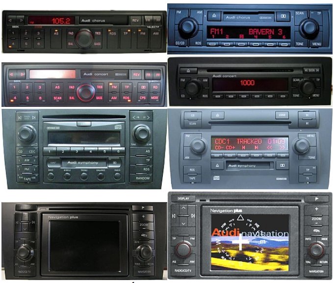 емулятор Bluetooth-чейнджер Audi USB A3/A4/A6/A8 код виробника YT-M09