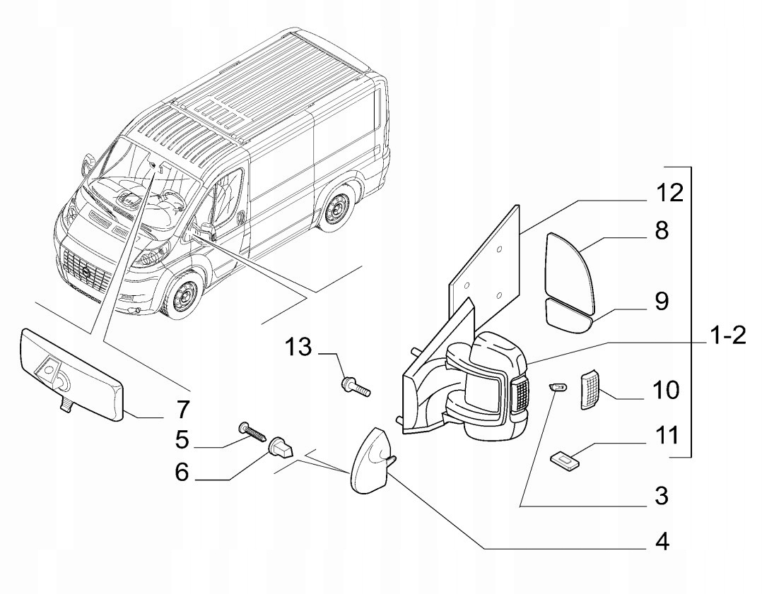 Как разобрать зеркало фиат дукато 735440415 зеркало заднего вида левое ducato manual оригинал купить по цене 728.8