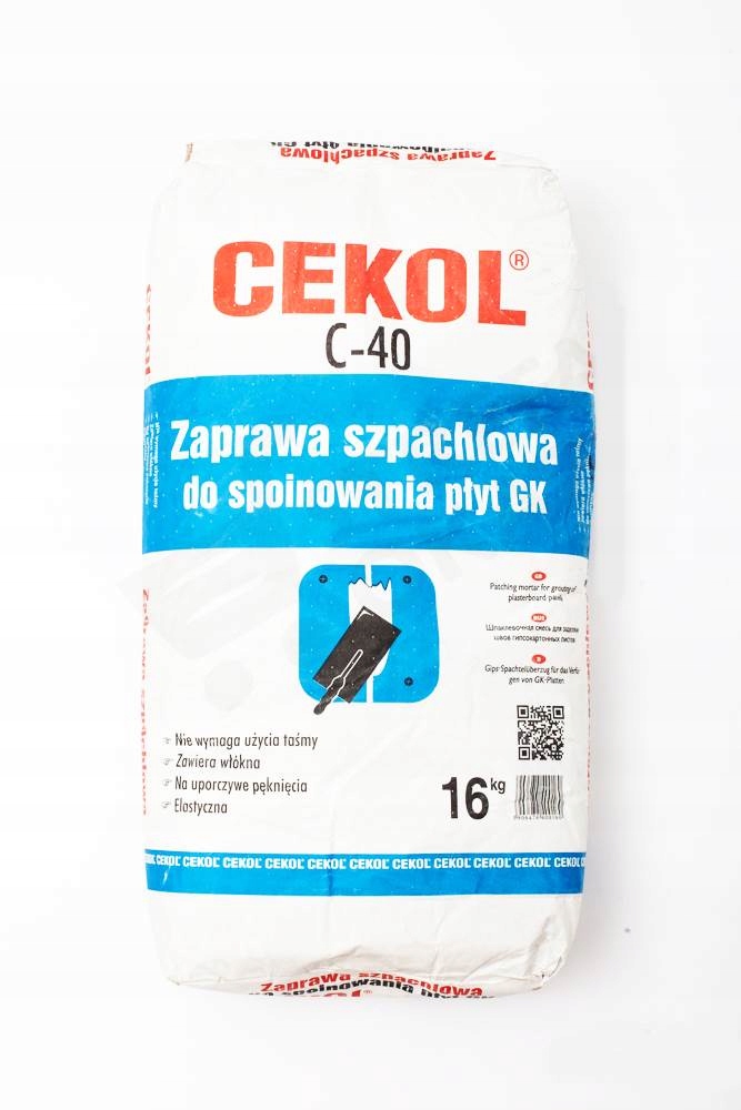 

Cekol C-40 Masa Do Spoinowania Regipsów 16 Kg
