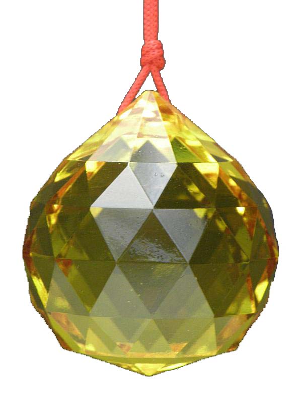 

Kula Kryształowa 30 mm Żółta Feng Shui