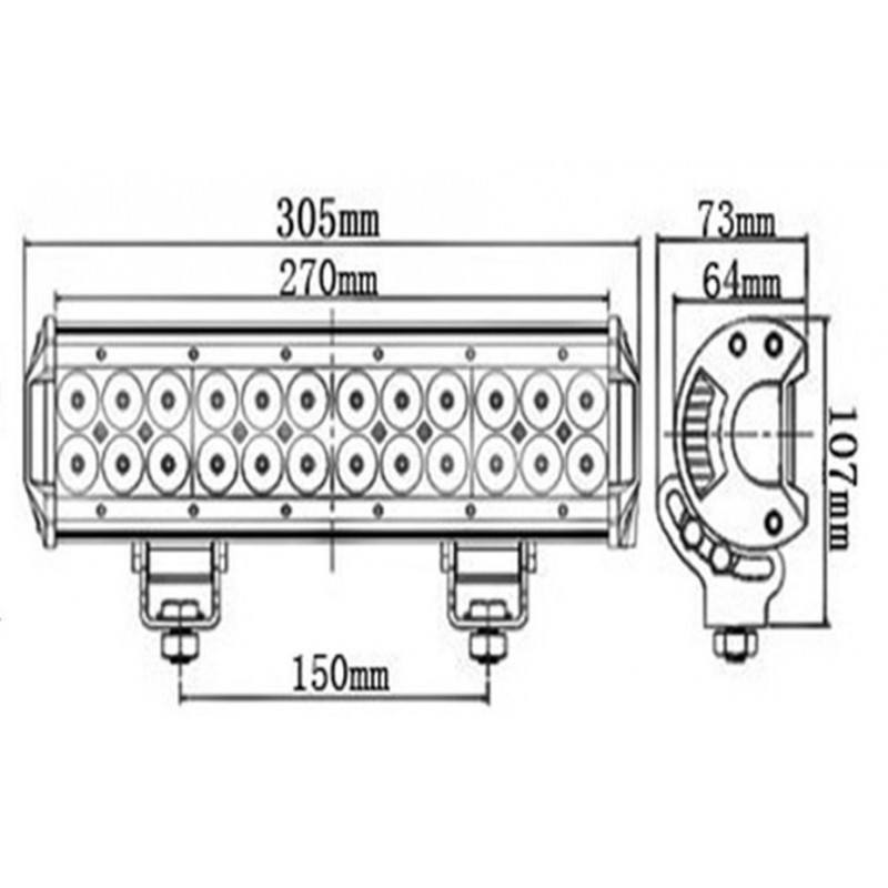 PANEL LED LAMPA ROBOCZA HALOGEN 72W 7200 REGULACJA Car type Passenger cars Cargo vans Trucks