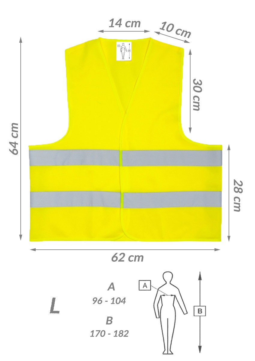 KAMIZELKA ODBLASKOWA L ROWEROWA DO BIEGANIA CE Marka inna