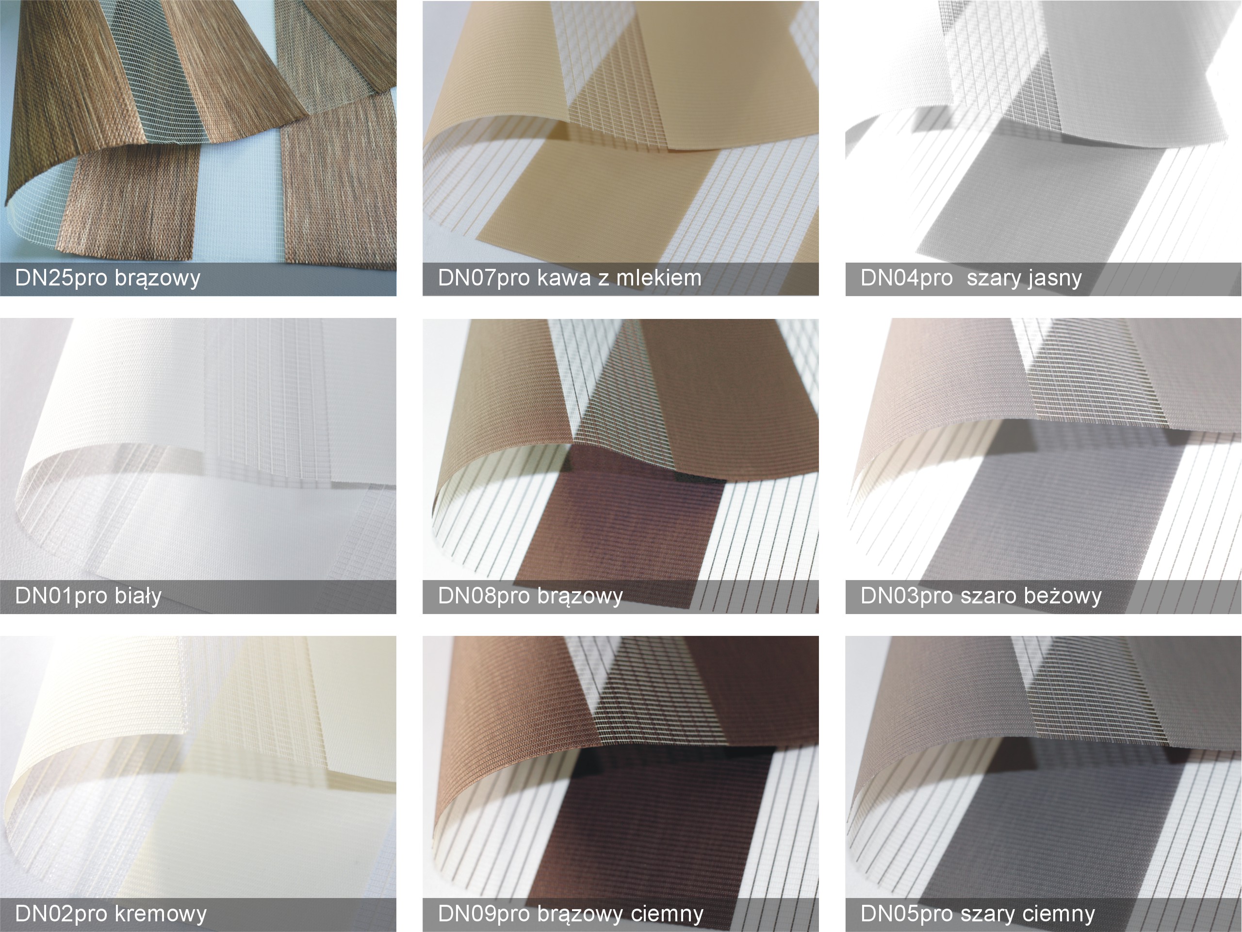 Roleta ścienna DZIEŃ NOC wolnowisząca do 200x130 Długość 130 cm