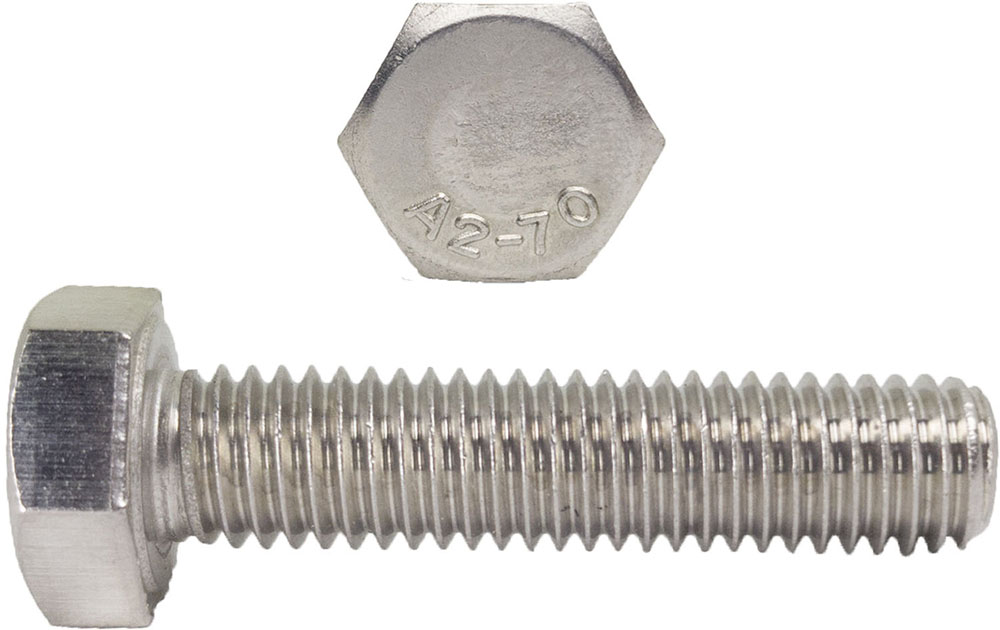 

M6x40 Śruby nierdzewne A2 Din 933 5szt