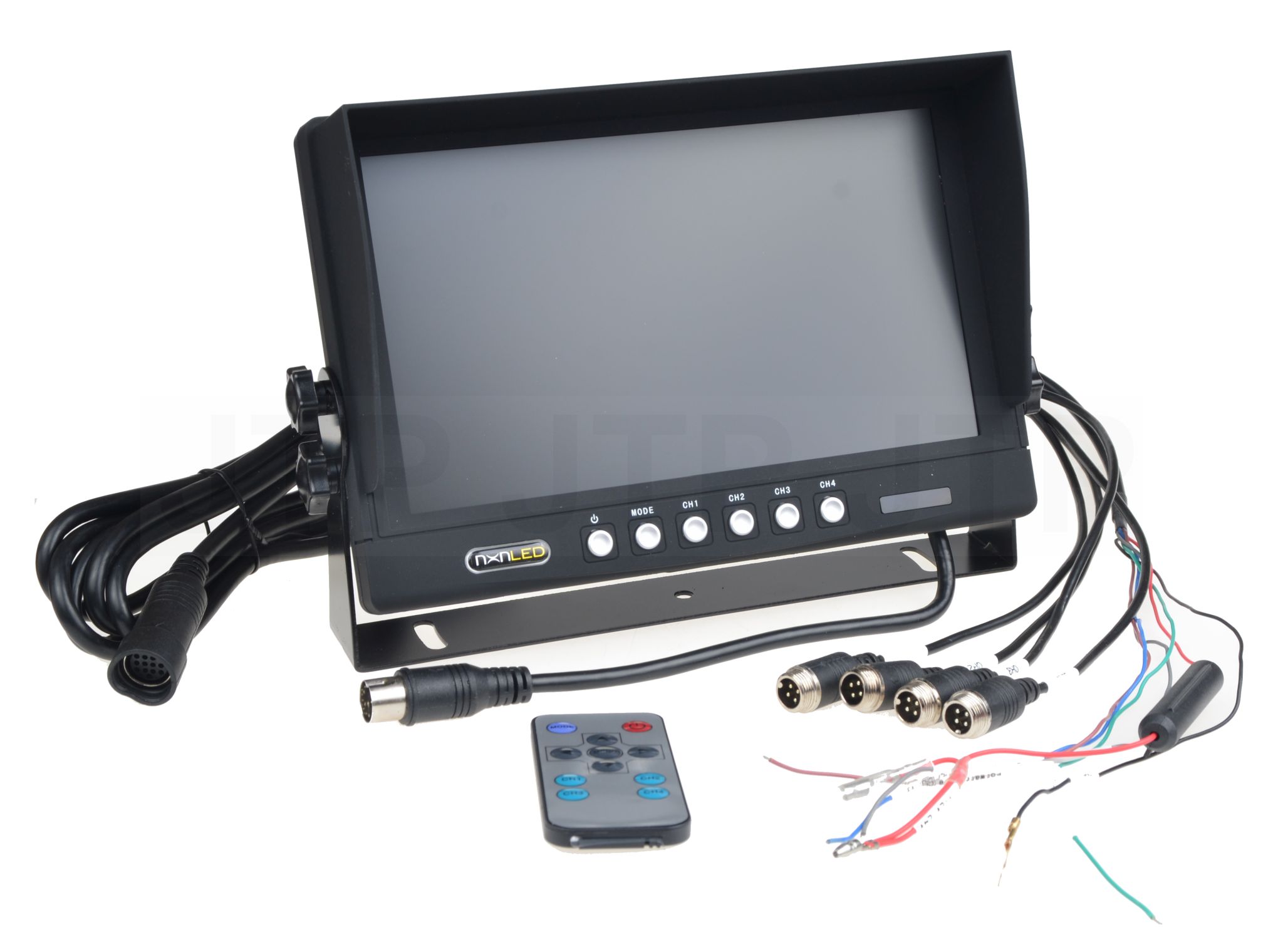 MONITOR 9 4PIN +4x KAMERA COFANIA SONY 700 KOMBAJN Liczba obsługiwanych kamer 4