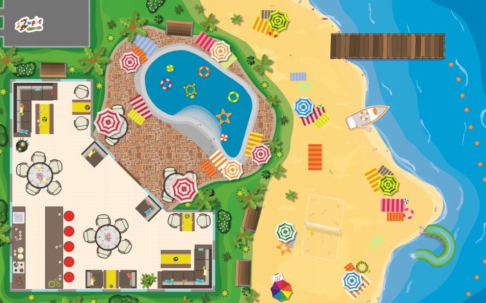 Mata do zabawy 100 x 160 cm różne wzory na prezent EAN 5908227640489