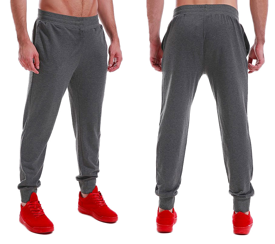 

Duże Spodnie Dresowe Męskie Dresy 4368 7XL Antracy