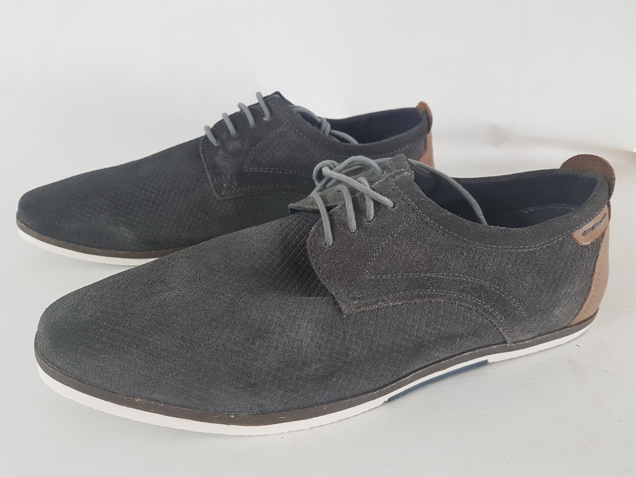 Pier One Polobotky 100% Pánská Kůže Vel 43