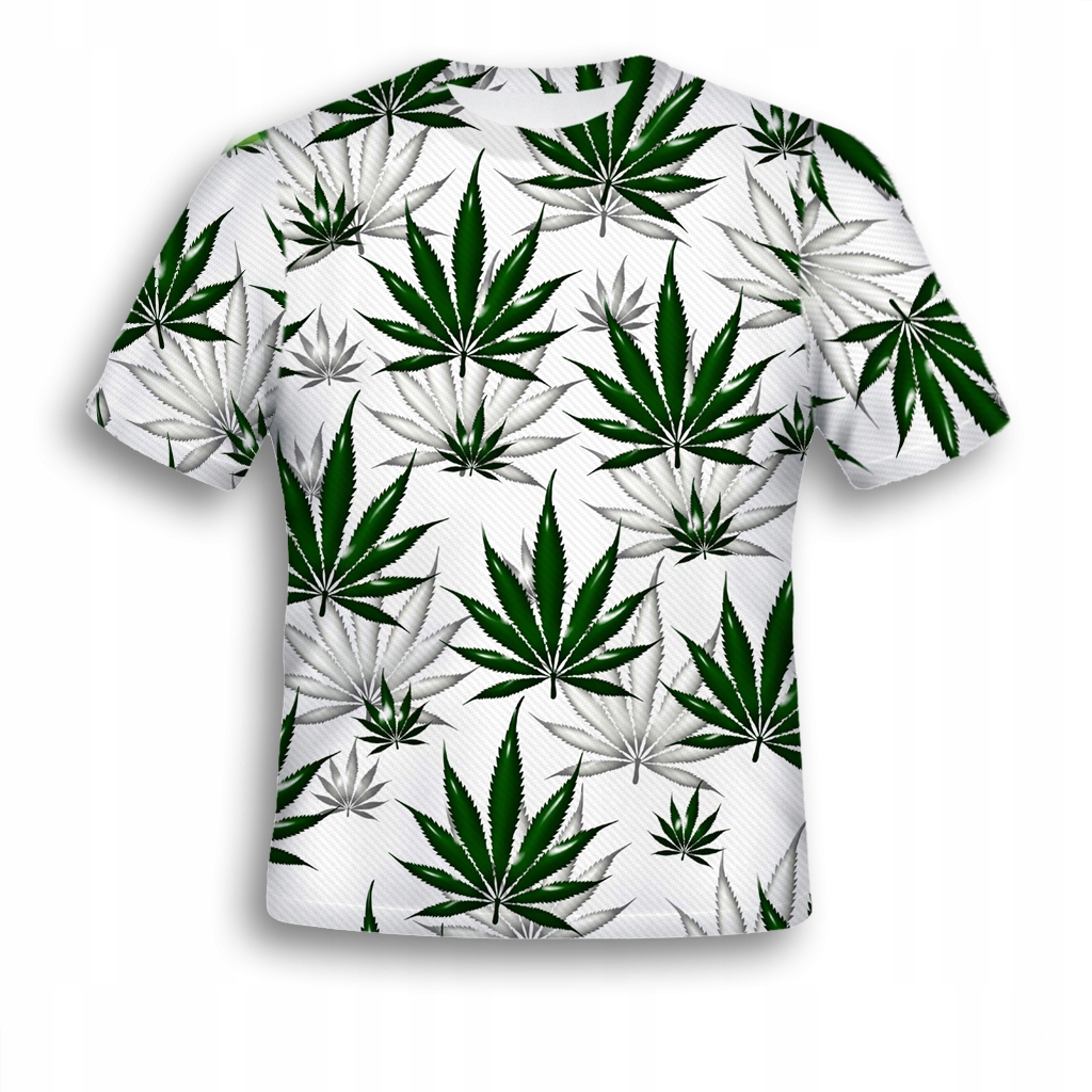 

Koszulka Fullprint T-shirt Trawka L Yoga Fitness