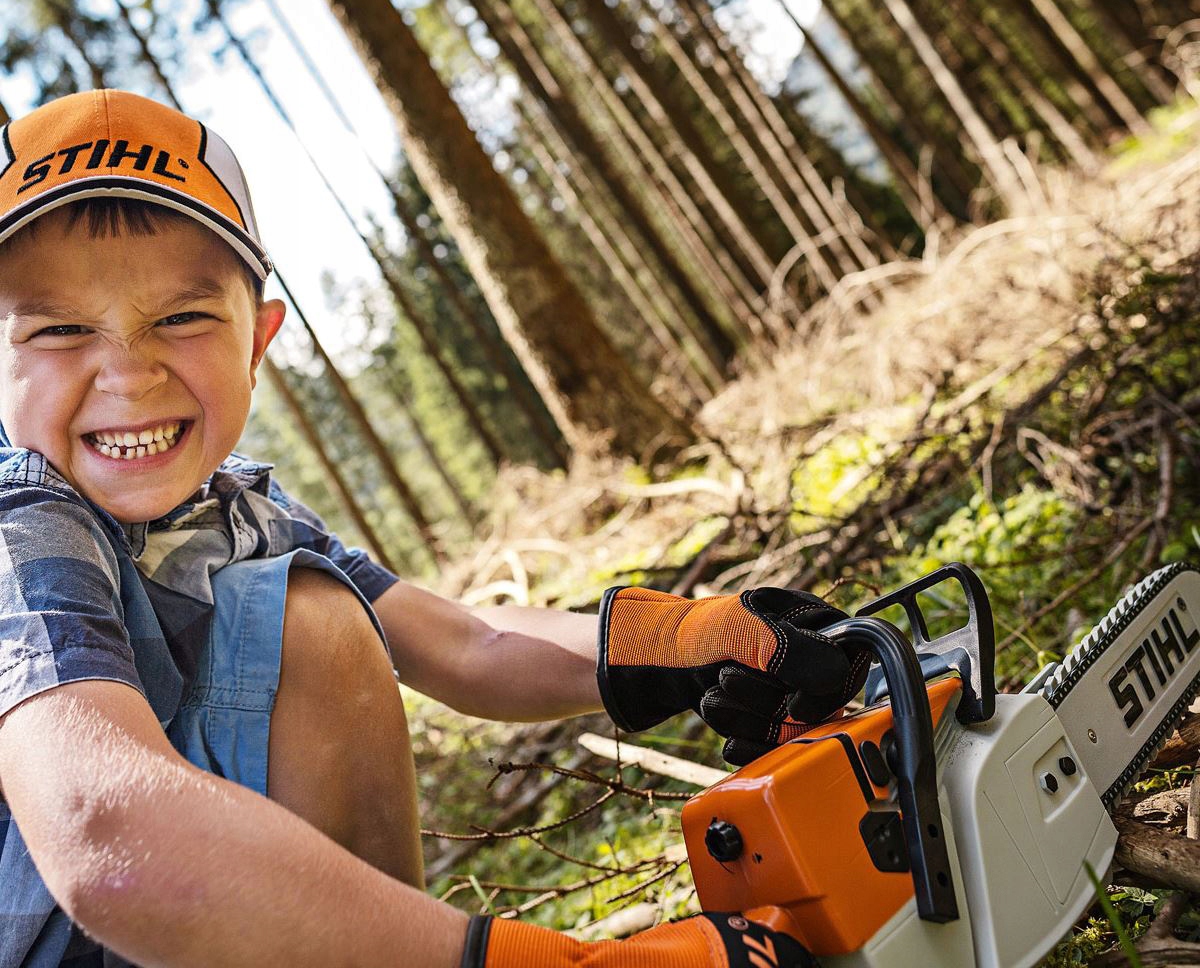 Zabawka PIŁA PILARKA STIHL Dla Dziecka Na Baterie Płeć Chłopcy Dziewczynki