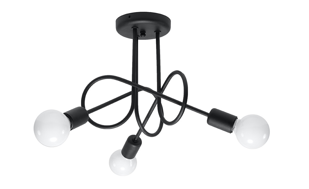 Подвесной светильник, потолочный светильник лофт, Люстра ЭДИСОН 3 LED