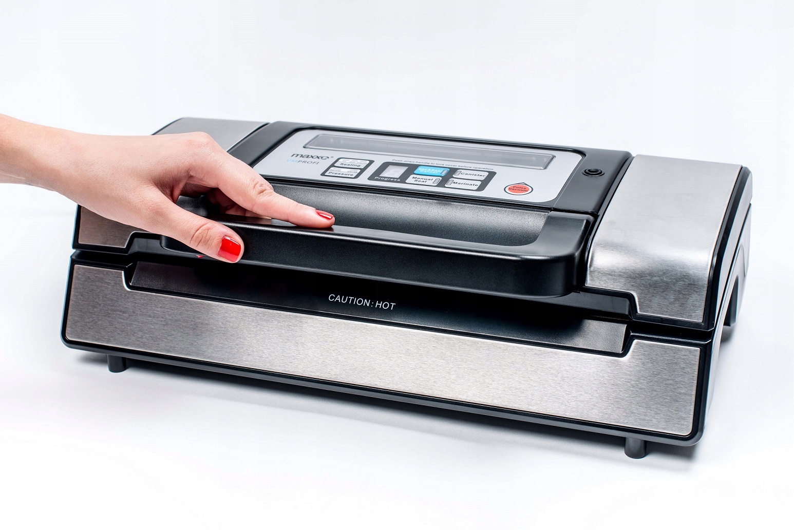 ZGRZEWARKA PRÓŻNIOWA VMPROFI ŻYWNOŚCI +ROLKI FOLIE Zasilanie sieciowe