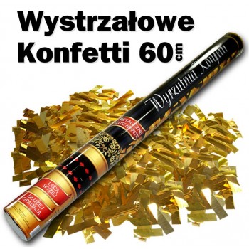 KONFETTI Tuba tuby strzelające 60 cm mix wzorów Wzór serca