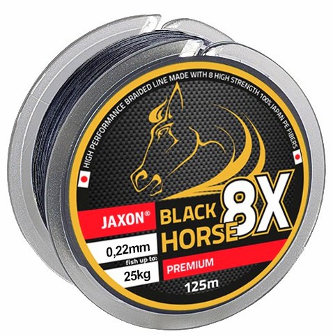 

Plecionka Jaxon Black Horse 8X Premium 0,18mm 10m