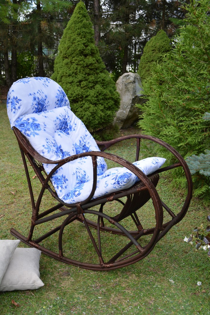 FOTEL BUJANY WIKLINA LORD BRĄZ + PODUSZKA KOLORY Kod producenta 1