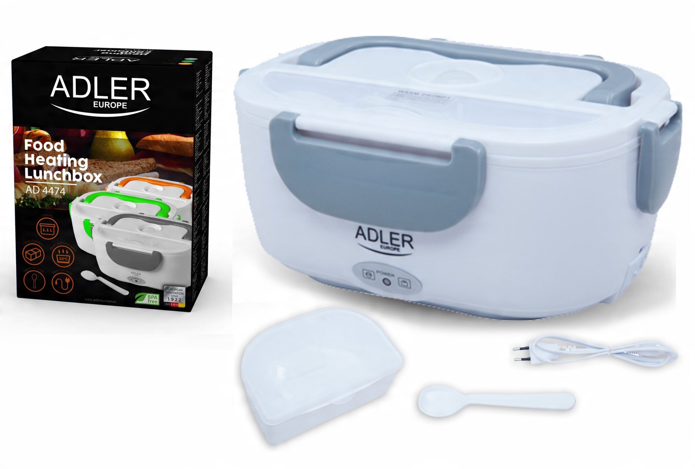 

Lunchbox Podgrzewany Pojemnik Adler 4474 3 Kolory