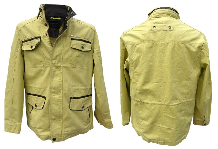 10 MĘSKA KURTKA BAWEŁNIANA ARMY GREEN ROZ. M Marka inna