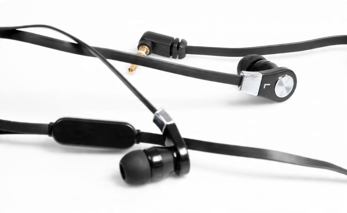 

Słuchawki Douszne Media-tech Kabel-taśma Czarne