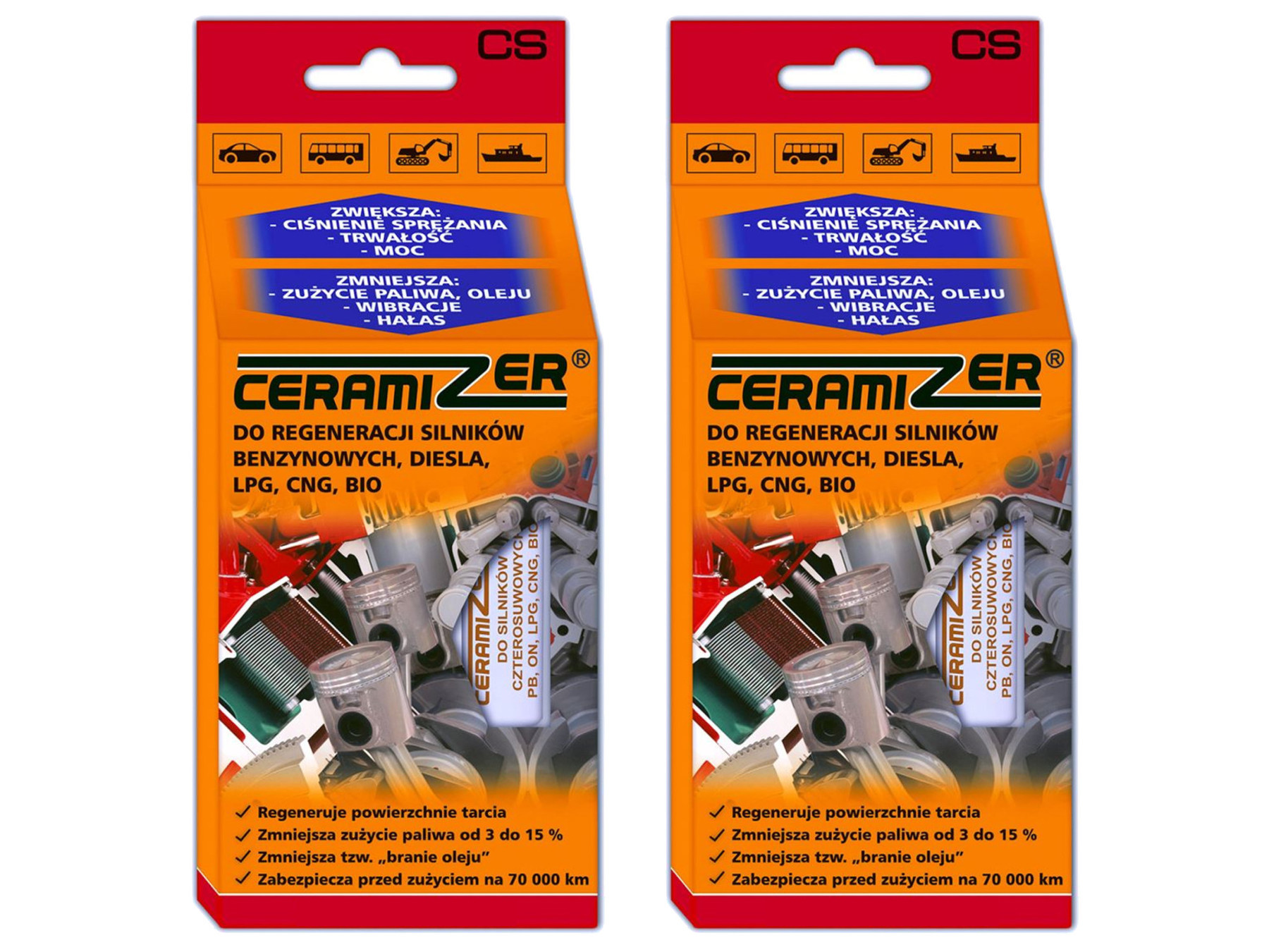 

2 x Ceramizer do silnika Cs