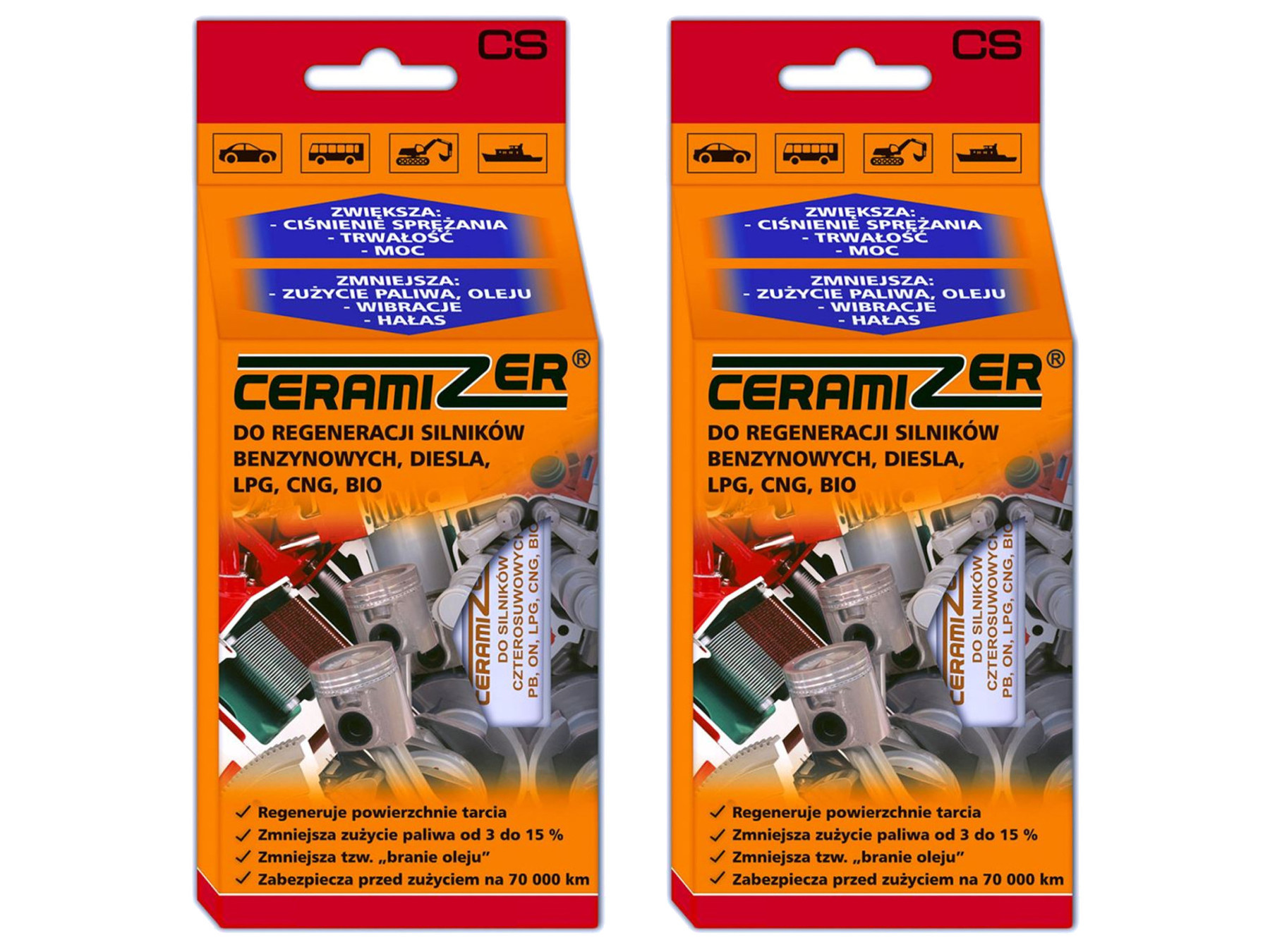 2 x original Ceramizer for CS engine