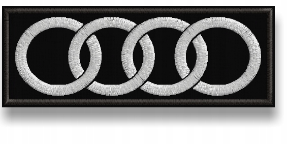 

Audi - Naszywka Termo Haftowana 100x50mm
