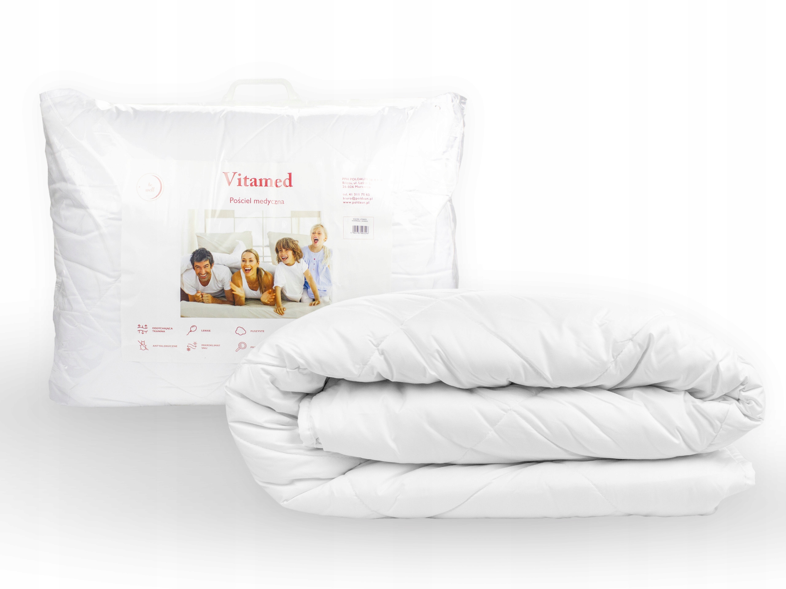 

Podwójna Kołdra Vitamed 4pory roku 140X200 Poldaun