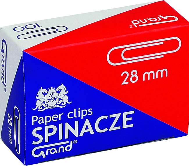 

Spinacze Biurowe Grand 28mm 100szt.