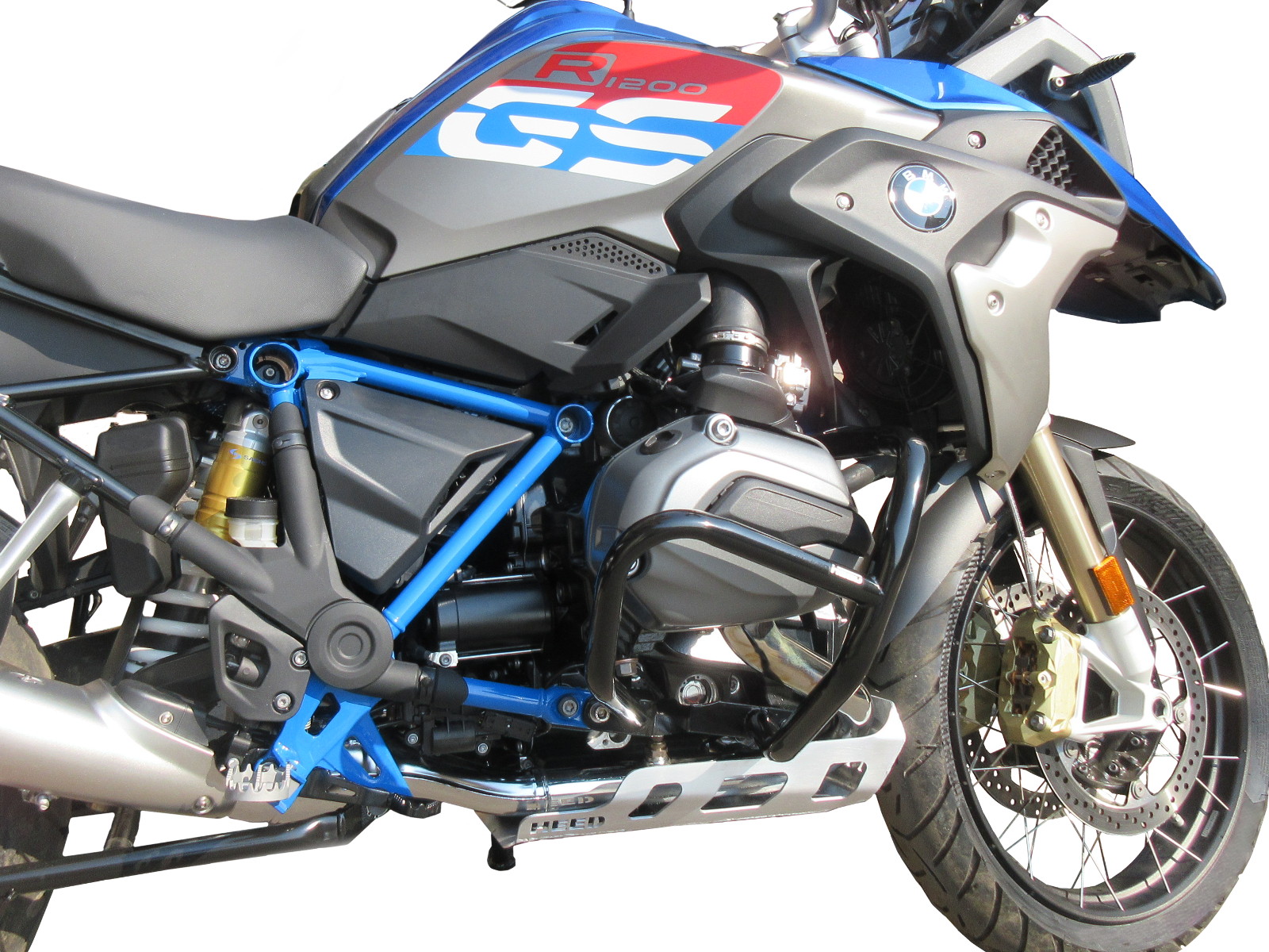 HEED crash bars for BMW R 1200 GS LC, lower BASIC (2013-2018)