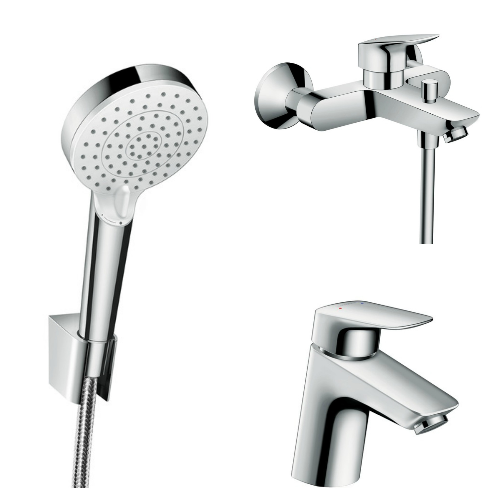 Hansgrohe Logis bateria do wanny umywalki Crometta