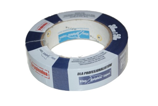 ЛЕНТА BLUE DOLPHIN МАЛЯРНЫЙ 30ММ СИНЯЯ