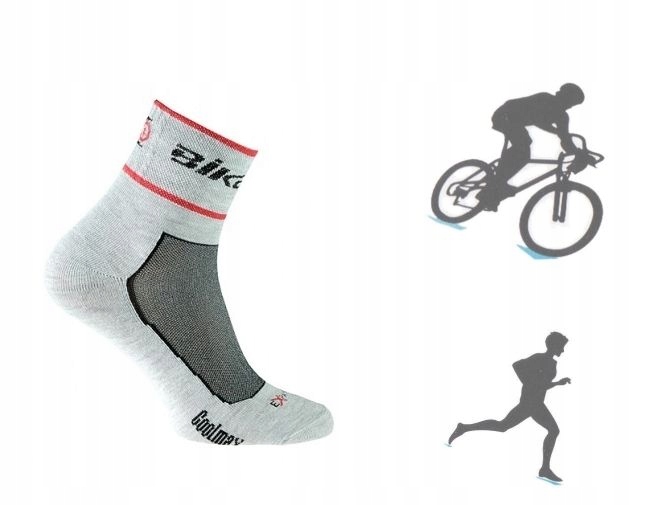 Skarpety termoaktywne BIKE dla aktywnych r.35-38.9 Rozmiar 35-38