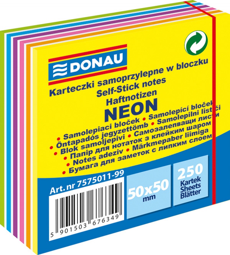 

Kostka Samoprzylepna Donau, 50X50MM, 1X250 Kart.