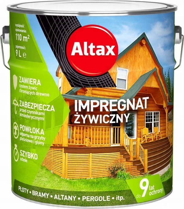 

Altax Impregnat Żywiczny Do Drewna 9L