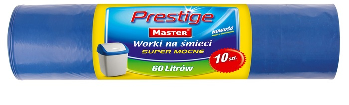

Worki na odpady śmieci 60L Ldpe bardzo mocne 10sz