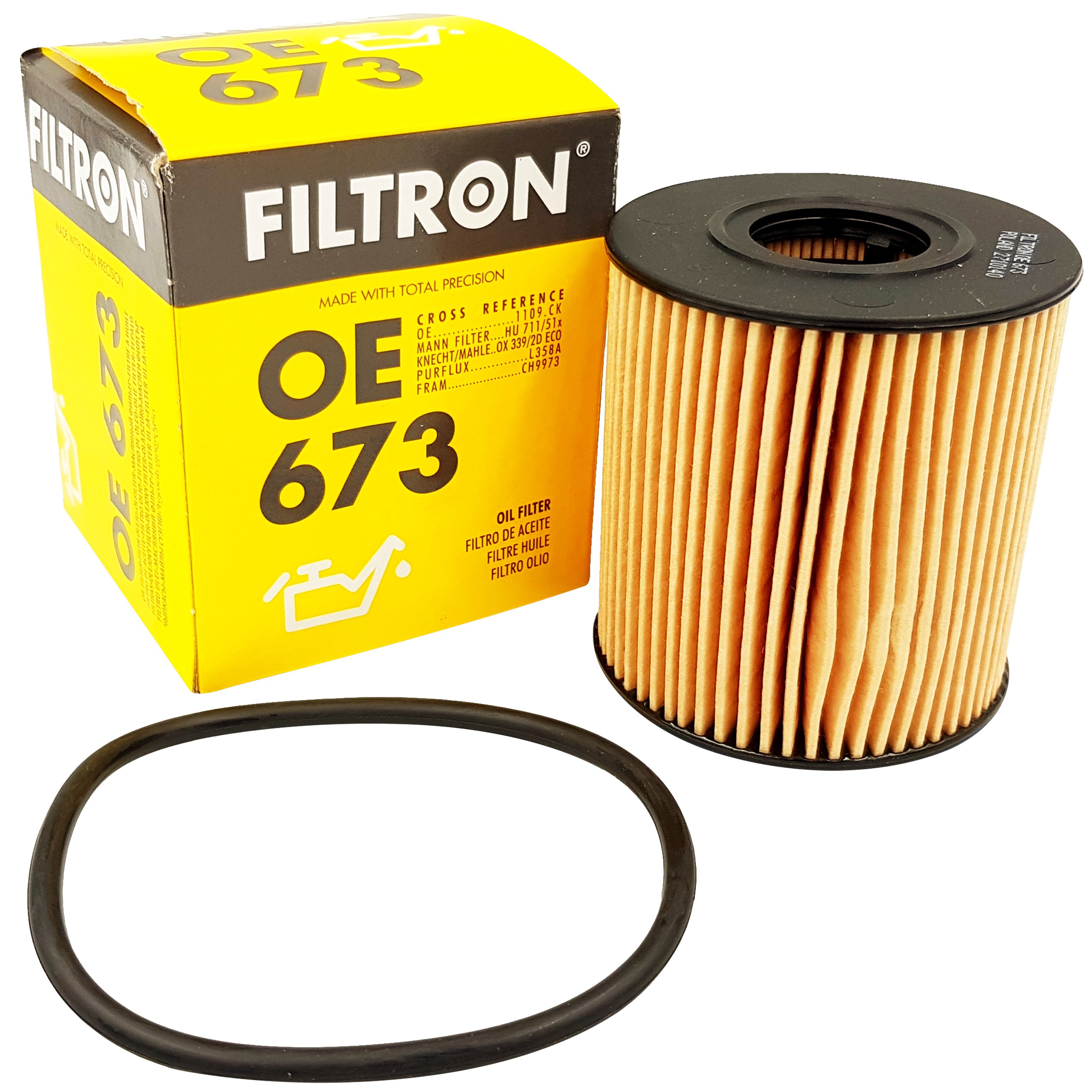 Filtr oleju Filtron OE673 Citroen Ford Peugeot 8513764969